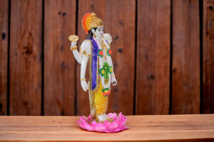 Lord Vishnu Ji Murti Vishnu Bhagwan Statue for Home Pooja Gift Office RoomBlueBlue