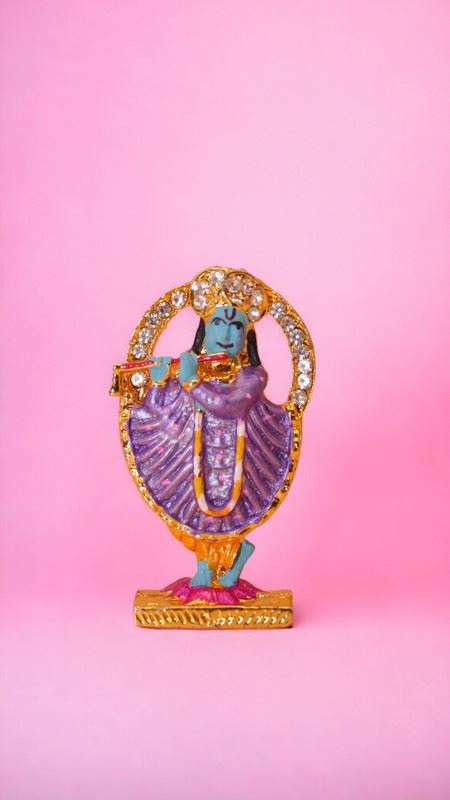 Lord Krishna,Bal gopal Statue,Home,Temple,Office decore(2cm x1cm x0.5cm)Blue