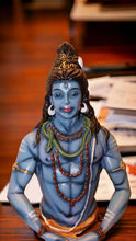 Load image into Gallery viewer, Lord Shiva Shankar Statue Bhole Nath Murti Home Decor( 15cm x 9.5cm x 7cm) Blue