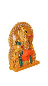 Ganesh Bhagwan Ganesha Statue Ganpati for Home Decor(2cm x 1.5cm x 0.5cm) Gold