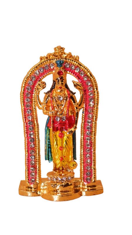 Kartik Ji Murti Idol/Statue for Pooja Gift decore(2cm x 1cm x 0.5cm) Gold