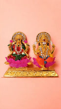 Load image into Gallery viewer, Laxmi Ganesh Idol Statue showpiece Decoration for Home Gold