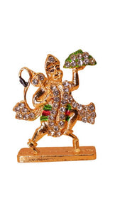 Lord Bahubali Hanuman Idol for home,car decore (1.5cm x 1cm x 0.5cm) Gold