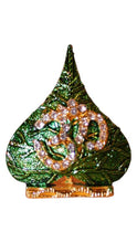 Load image into Gallery viewer, Hindu Religious Symbol OM Idol for Home,Car,Office ( 2cm x 1.5cm x 0.5cm) Gold