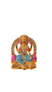 Laxmi Hindu God Hindu God laxmi fiber idol ( 2cm x 1.5cm x 0.4cm) Gold