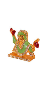 Sai Baba Statue Divine for Your Home/car Decor Gold