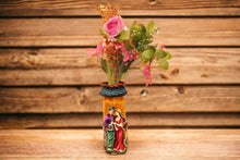 Load image into Gallery viewer, Artisan-Crafted Love Blooms: Handmade Couple Design Flowerpot Multicolor