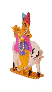 Lord Krishna,Bal gopal Statue,Home,Temple,Office decore(3cm x2cm x0.8cm)Mixcolor