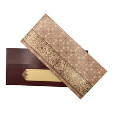 Load image into Gallery viewer, Envelopes Envelope Money holder Diwali Wedding Gift Card Pack of 10 Brown