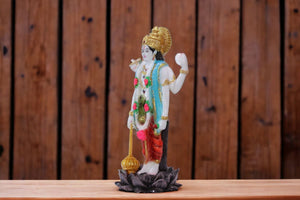 Lord Vishnu Ji Murti Vishnu Bhagwan Statue for Home Pooja Gift Office RoomRedRed