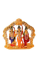 Load image into Gallery viewer, Lord Ram Darbar statue for Home/Office decoration ( 3cm x 3cm x 1cm) Gold