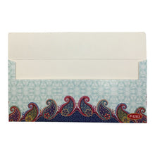Load image into Gallery viewer, Envelopes Envelope Money holder Diwali Wedding Gift Card Pack of 10 White &amp; blue