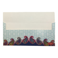 Load image into Gallery viewer, Envelopes Envelope Money holder Diwali Wedding Gift Card Pack of 10 White &amp; blue