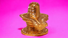 Load image into Gallery viewer, Shivling Idol Murti for Daily Pooja Purpose (1.4cm x 2cm x 1cm) Golden