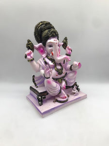 Ganesh Ganesha Ganpati Ganapati Hindu God Hindu God Ganesh fiber idol Purple