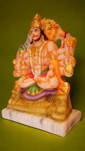 Load image into Gallery viewer, Lord Panchmukhi Hanuman Idol Bajrang Bali Murti (9cm x 5.5cm x 3.5cm) Yellow