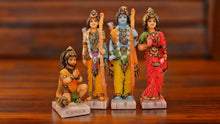 Load image into Gallery viewer, Lord Ram Darbar statue for Home/Office decoration (9cm x 9cm x 2cm) Mixcolor