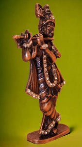 Lord Krishna,Bal gopal Statue,Home,Temple,Office decore(3cm x1.5cm x0.8cm)Brown