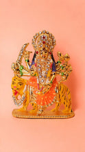 Load image into Gallery viewer, Goddess Ambaji Maa Durga Sitting Idol Statue Gold