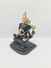 Load image into Gallery viewer, Ganesh Ganesha Ganpati Ganapati Hindu God Hindu God Ganesh fiber idol Black
