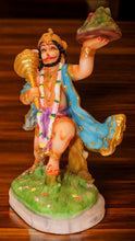 Load image into Gallery viewer, Lord Bahubali Hanuman Idol Bajrang Bali Murti (12cm x 7cm x 5cm) White