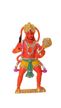 Load image into Gallery viewer, Lord Bahubali Hanuman Idol Bajrang Bali Murti (3.8cm x 2cm x 0.5cm) Orange