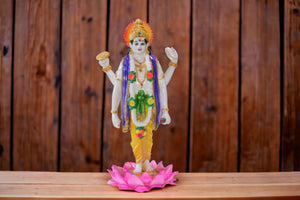 Lord Vishnu Ji Murti Vishnu Bhagwan Statue for Home Pooja Gift Office RoomBlueBlue