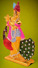 Load image into Gallery viewer, Lord Krishna,Bal gopal Statue,Temple,Office decore(3.5cm x2.8cm x0.8cm)Mixcolor