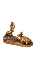 Load image into Gallery viewer, Shivling Idol Murti for Daily Pooja Purpose ( 1.3cm x 2cm x 0.3cm) Gold