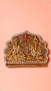 Laxmi Ganesh Idol Statue showpiece Decoration for Home Gold