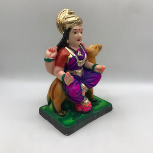 Ambe maa,Ambaji, Durga ma, Bengali Durga ma statue,idol,murti,mud idol Purple