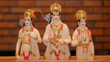 Load image into Gallery viewer, Lord Ram Darbar statue for Home/Office decoration (16cm x 12cm x 3.5cm) White