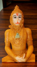 Load image into Gallery viewer, Lord Bahubali Hanuman Idol Bajrang Bali Murti (9.5cm x 6cm x 5cm) Yellow