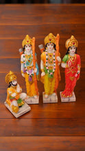 Load image into Gallery viewer, Lord Ram Darbar statue for Home/Office decoration (9cm x 7cm x 4cm) Mixcolor