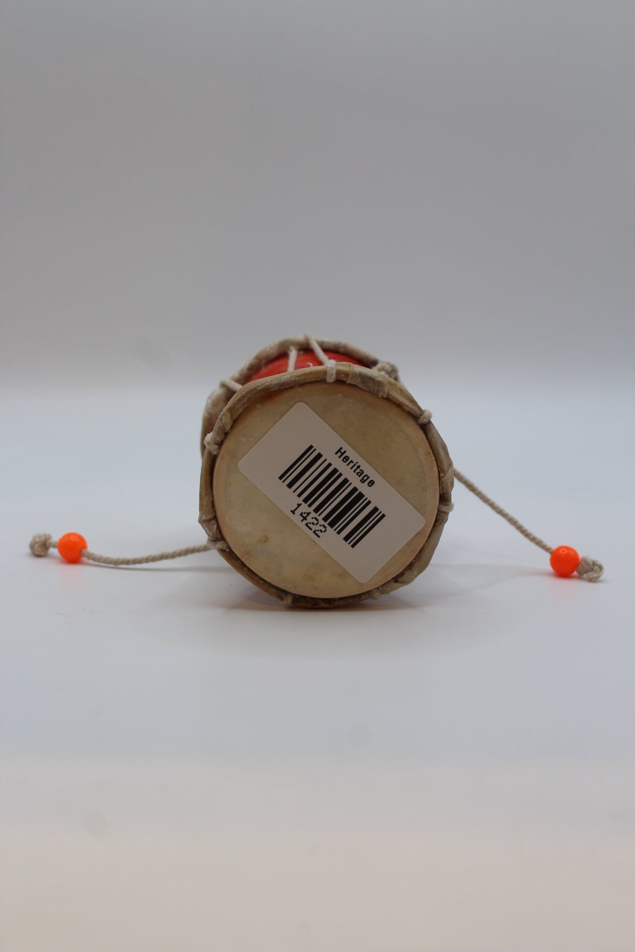 Small damaru 8 x 7 inch — barcode label