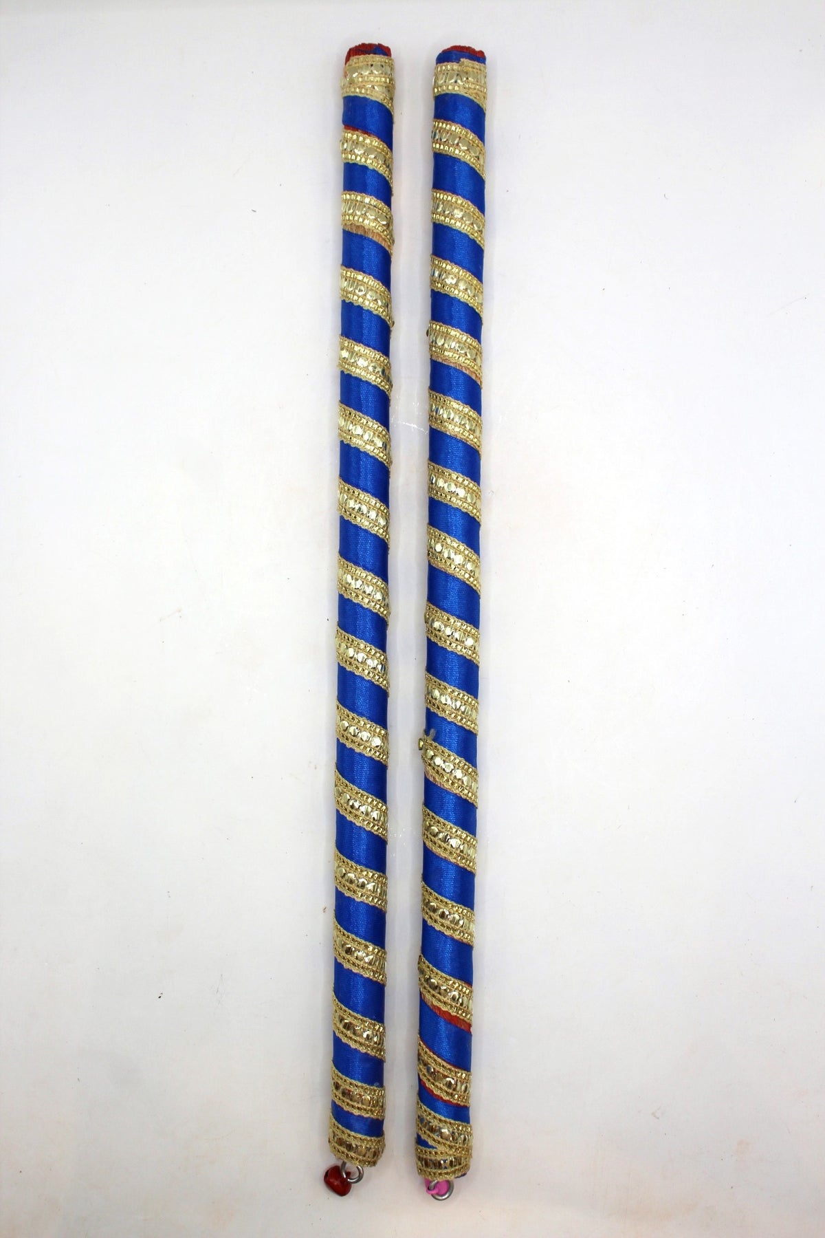 Dandiya Sticks – Colourful Ribbon, Pair, 15 inch