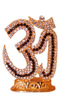 Load image into Gallery viewer, Hindu Religious Symbol OM Idol for Home,Car,Office ( 2cm x 1.5cm x 0.8cm) Brown