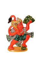 Load image into Gallery viewer, Lord Bahubali Hanuman Idol Bajrang Bali Murti (2.5cm x 2cm x 0.5cm) Orange