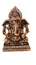 Load image into Gallery viewer, Ganesh Bhagwan Ganesha Statue Ganpati for Home Decor(2cm x 1.2cm x 0.4cm) Grey