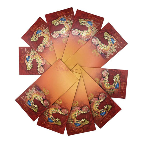 Envelopes Envelope Money holder Diwali Wedding Gift Card Pack of 10 Red, Yellow