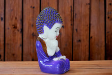 Load image into Gallery viewer, Buddha buddh buddha sitting medium Showpiece Home decore OrangeBlueBlue