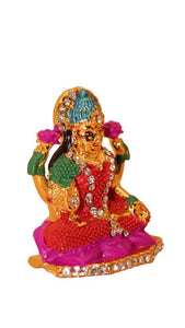 Laxmi Hindu God Hindu God laxmi fiber idol ( 2cm x 1.6cm x 0.8cm) Gold