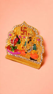 Laxmi Ganesh Idol Statue showpiece Decoration for Home Gold