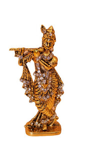 Lord Krishna,Bal gopal Statue,Home,Temple,Office decore(3cm x2cm x0.8cm)Mixcolor