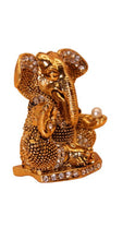 Load image into Gallery viewer, Ganesh Bhagwan Ganesha Statue Ganpati for Home Decor(2cm x 1.5cm x 1cm) Gold