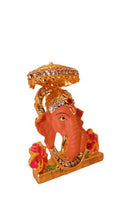 Load image into Gallery viewer, Ganesh Bhagwan Ganesha Statue Ganpati for Home Decor(2cm x 2cm x 0.5cm) Orange
