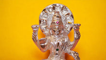 Load image into Gallery viewer, Laxmi Hindu God Hindu God laxmi fiber idol ( 6cm x 3cm x 2.5cm) Silver