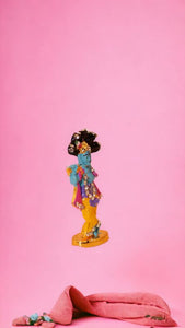 Lord Krishna,Bal gopal Statue,Home,Temple,Office decore(2cm x0.8cm x0.8cm)Blue