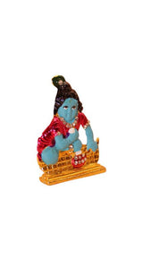 Lord Krishna,Bal gopal Statue,Home,Temple,Office decore(2.2cm x1.5cm x0.5cm) Red