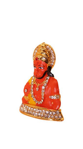 Lord Bahubali Hanuman Idol for home,car decore (2cm x 1.8cm x 0.8cm) Gold